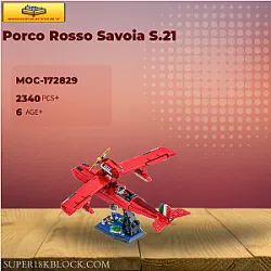 MOC Factory 172829 Porco Rosso Savoia S.21