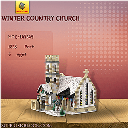 MOC Factory 147549 Winter Country Church