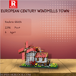 REOBRIX 66014 European Century Windmills Town