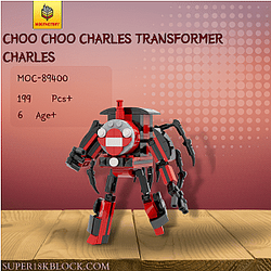 MOC Factory MOC-89400 Choo Choo Charles Transformer Charles