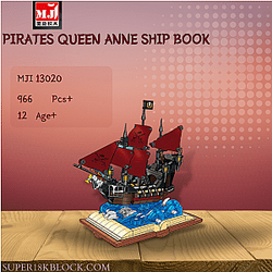MJ 13020 Pirates QUEEN ANNE Ship Book