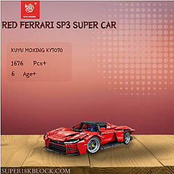 KUYU MOXING KY7070 Red Ferrari SP3 Super Car
