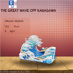 ZHEGAO 662004 The Great Wave Off Kanagawa