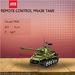 DECOOL / JiSi 3908 Remote Control M4A3K Tank