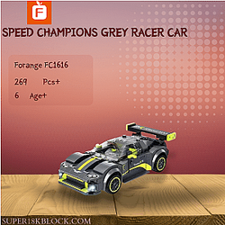Forange FC1616 Speed Champions Grey Racer Car