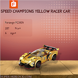 Forange FC1614 Speed Champions Yellow Racer Car