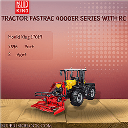 MOULD KING 17019 Tractor Fastrac 4000er series with RC