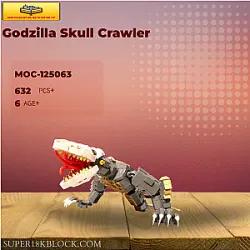 MOC Factory 125063 Godzilla Skull Crawler