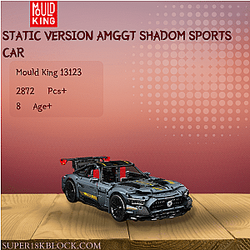 MOULD KING 13123 Static version AMGGT SHADOM Sports Car