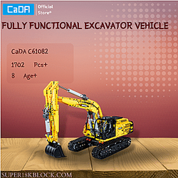 CaDa C61082 Fully Functional Excavator Vehicle
