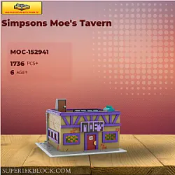 MOC Factory 152941 Simpsons Moe's Tavern