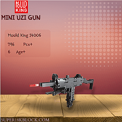MOULD KING 14006 Mini Uzi Gun