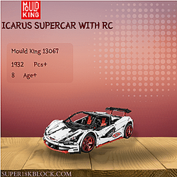 MOULD KING 13067 ICARUS Supercar With RC