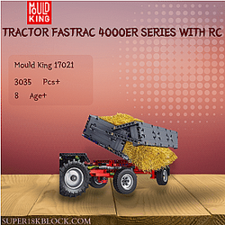 MOULD KING 17021 Tractor Fastrac 4000er series with RC
