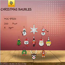 MOC Factory 89320 Christmas Baubles
