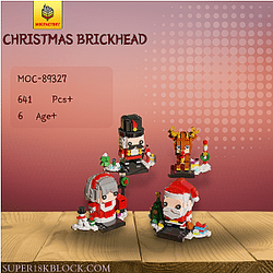 MOC Factory 89327 Christmas Brickhead