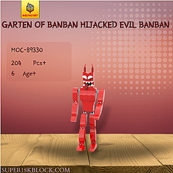 MOC Factory 89330 Garten of Banban Hijacked Evil Banban