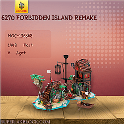 MOC Factory 136368 6270 Forbidden Island Remake