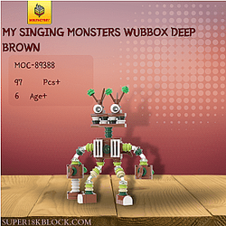 MOC Factory 89388 My Singing Monsters Wubbox Deep Brown