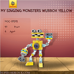 MOC Factory 89391 My Singing Monsters Wubbox Yellow