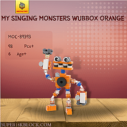 MOC Factory MOC-89393 My Singing Monsters Wubbox Orange