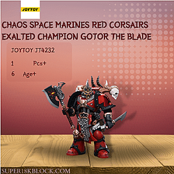 Joytoy JT4232 Chaos Space Marines Red Corsairs Exalted Champion Gotor the Blade