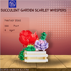 Pantasy 15101 Succulent Garden Scarlet Whispers