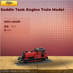 MOC Factory 42439 Saddle Tank Engine Train Model