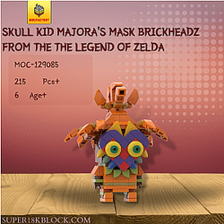MOC Factory 129085 Skull Kid Majora's Mask Brickheadz from the The Legend of Zelda