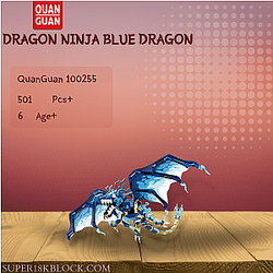 QUANGUAN 100255 Dragon Ninja Blue Dragon