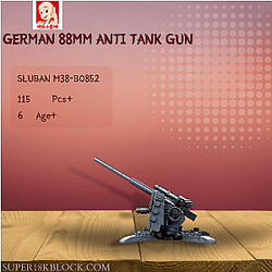 Sluban M38-B0852 German 88MM Anti Tank Gun