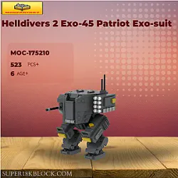 MOC Factory 175210 Helldivers 2 Exo-45 Patriot Exo-suit