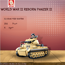 Sluban M38-B0691N World War II Reborn Panzer II