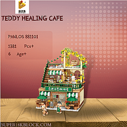 PANLOSBRICK 881101 Teddy Healing Cafe