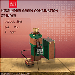 DECOOL / JiSi 16805 Midsummer Green Combination Grinder