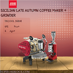 DECOOL / JiSi 16808 Sicilian Late Autumn Coffee Maker + Grinder