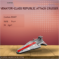 Custom 81067 Venator-class Republic Attack Cruiser