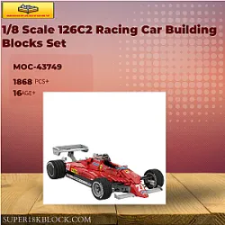 MOC Factory 43749 1/8 Scale 126C2 Racing Car Building Blocks Set