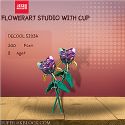 DECOOL / JiSi 52034 FlowerArt Studio with Cup