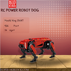 MOULD KING 15067 RC Power Robot Dog