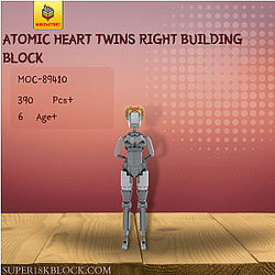 MOC Factory 89410 Atomic Heart Twins Right Building Block