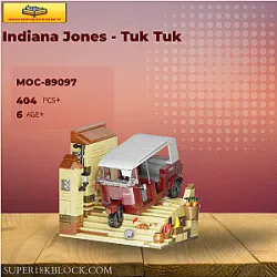 MOC Factory 89097 Indiana Jones - Tuk Tuk