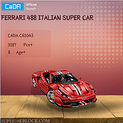 CaDa C61043 Ferrari 488 Italian Super Car