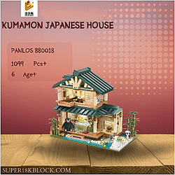 PANLOSBRICK 880018 Kumamon Japanese House