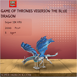 18K K90 Game of Thrones Viserion The Blue Dragon