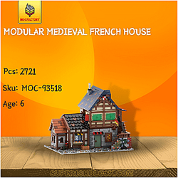 MOC Factory 93518 Modular Medieval French House