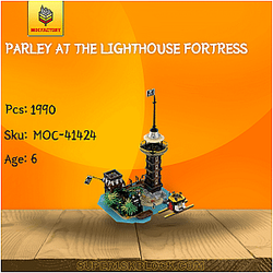 MOC Factory 41424 Parley at the Lighthouse Fortress