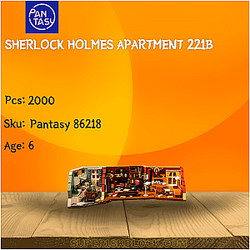 Pantasy 86218 Sherlock Holmes Apartment 221B