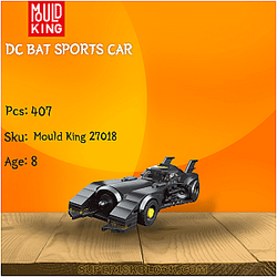 MOULD KING 27018 DC Bat Sports Car