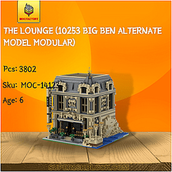 MOC Factory 14123 The Lounge (10253 Big Ben Alternate Model Modular)